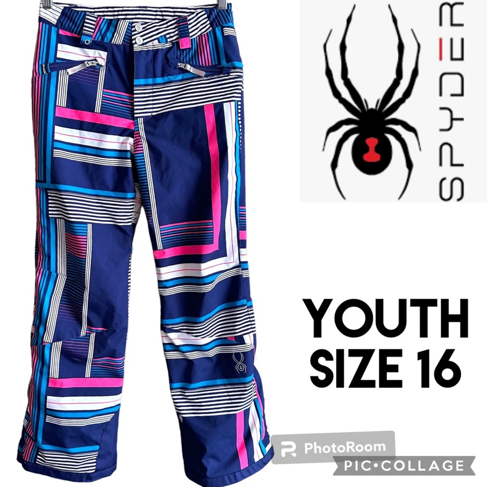 Spyder Youth Jacket - Blue and Pink